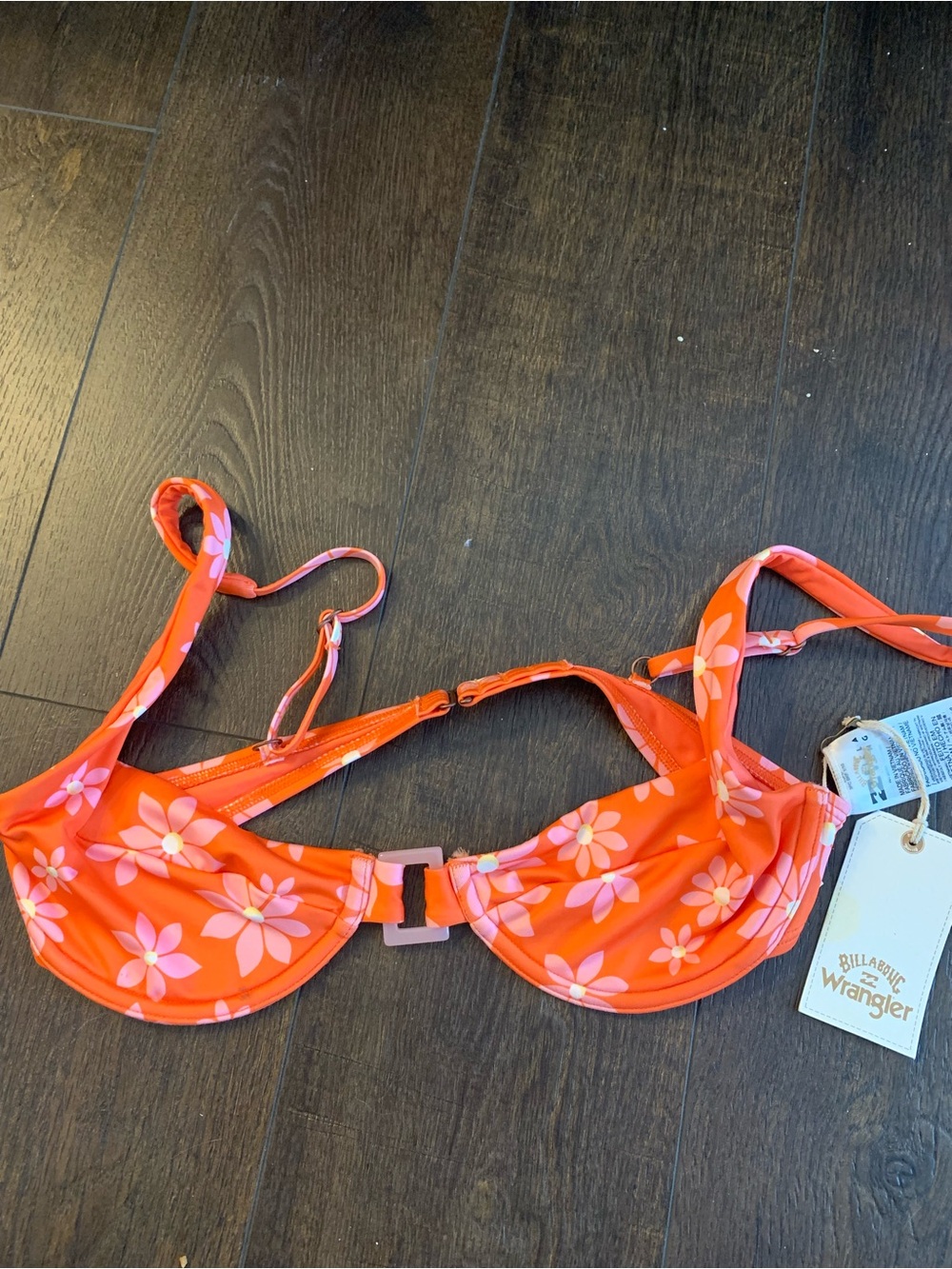 NWT Billabong X Wrangler bikini top